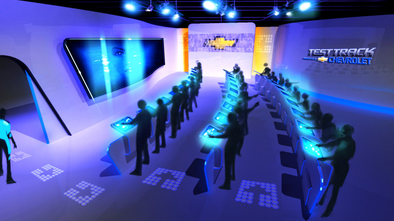 Illustration for article titled This Is The Reimagined Chevy Test Track Ride At Disney World